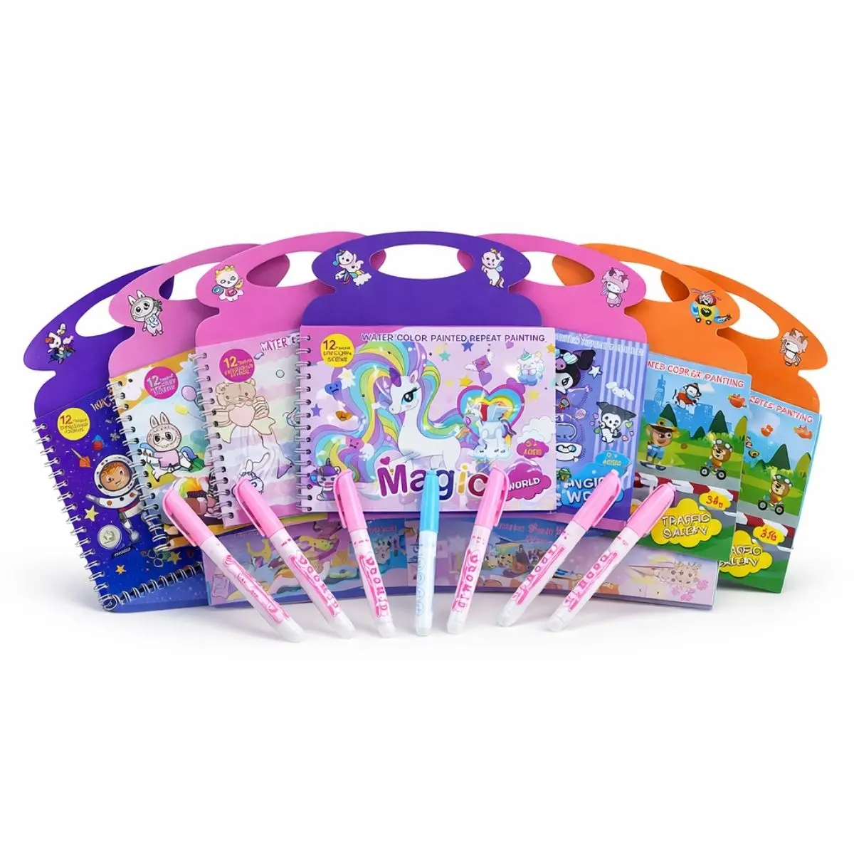 Magic Water Coloring Book – Reusable Mess-Free Learning Book for Kids (3+) - Image 4