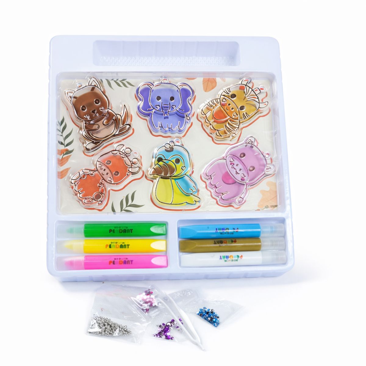 DIY Crystal Pen Color Craft Kit for Kids | Animal Theme - Image 2