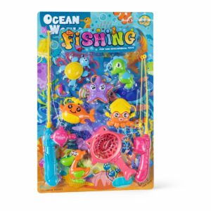 Ocean fishing game toy set with fishing rods and sea animals for kids in Sri Lanka