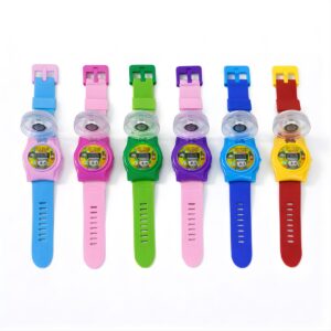 Colorful kids' Labubu watches in six colors