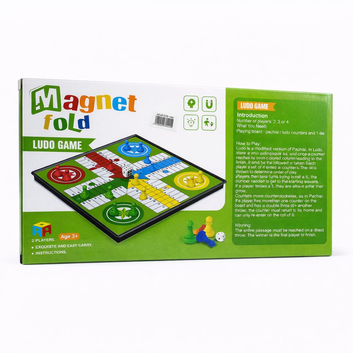 Ludo magnetic folding travel board game set with magnetic pieces for kids in Sri Lanka
