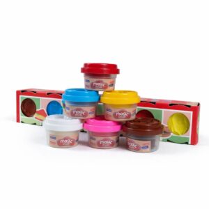 Magic dough happy color mud set with colourful play dough tubs for kids in Sri Lanka