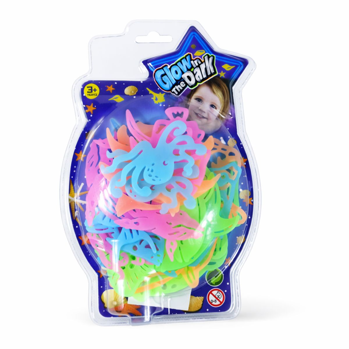 Glow in the dark stars toy for kids room decoration in Sri Lanka