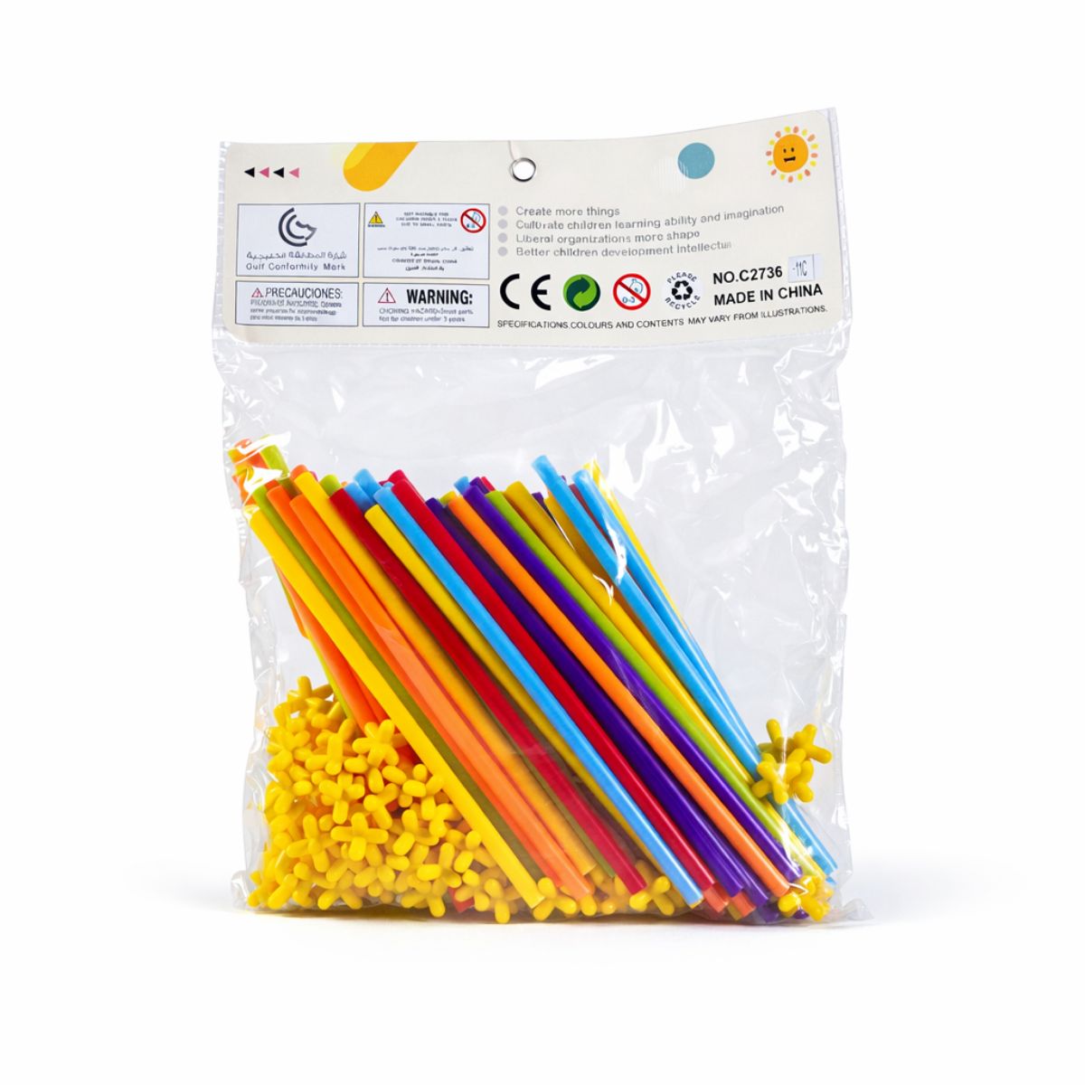 Super Bamboo Sticks Building Blocks for Kids | Creative Construction Toy (Ages 3 - 8) - Image 4