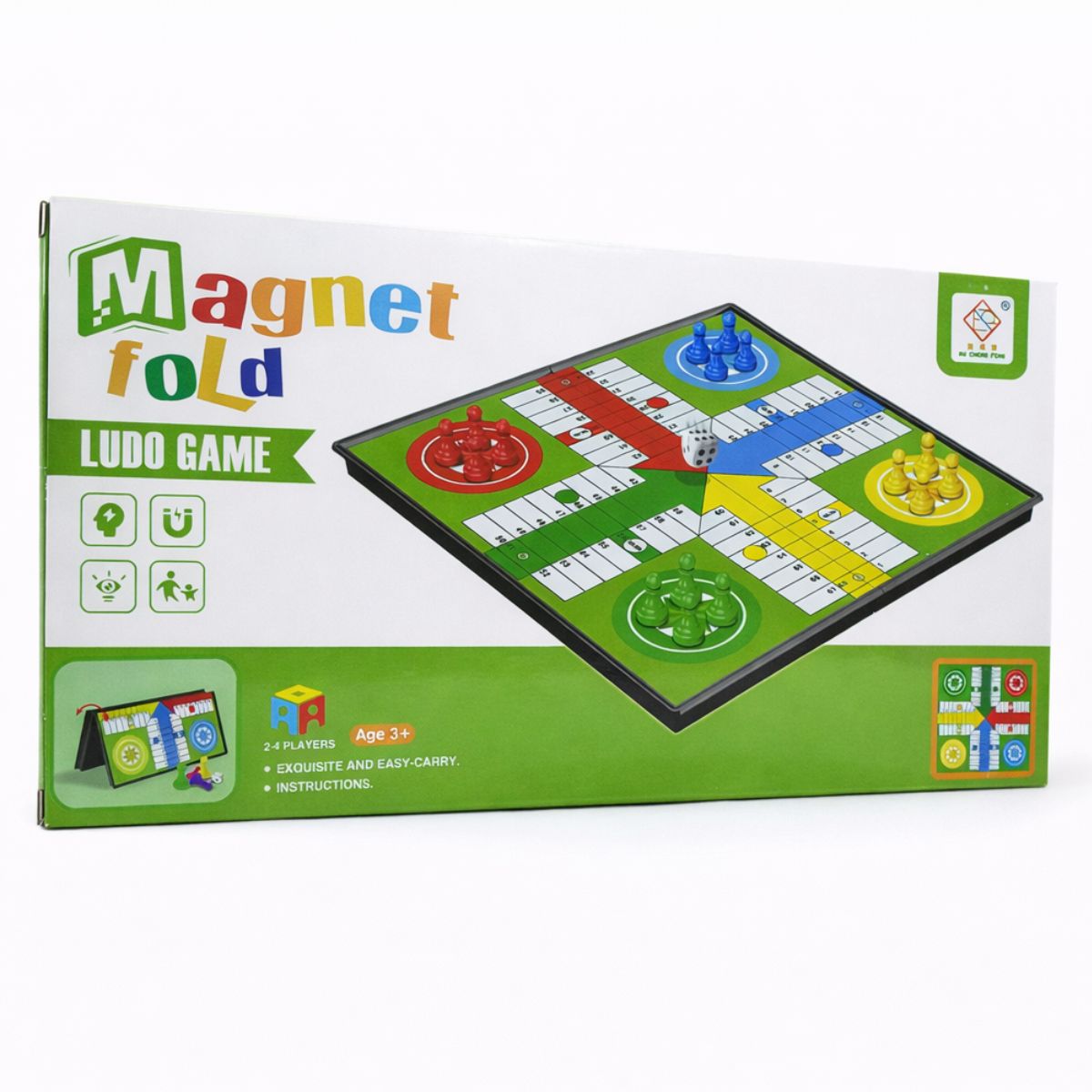 Ludo Magnetic Folding Travel Board Game Set for Kids