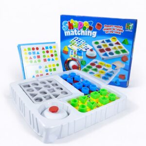 Shape matching peg puzzle game with colourful shapes for toddlers in Sri Lanka