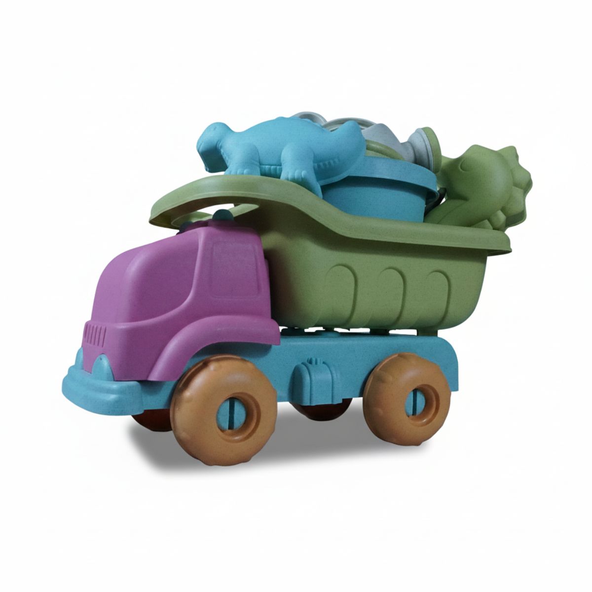 Beach Toy Set with Dump Truck and Sand Molds - Image 5