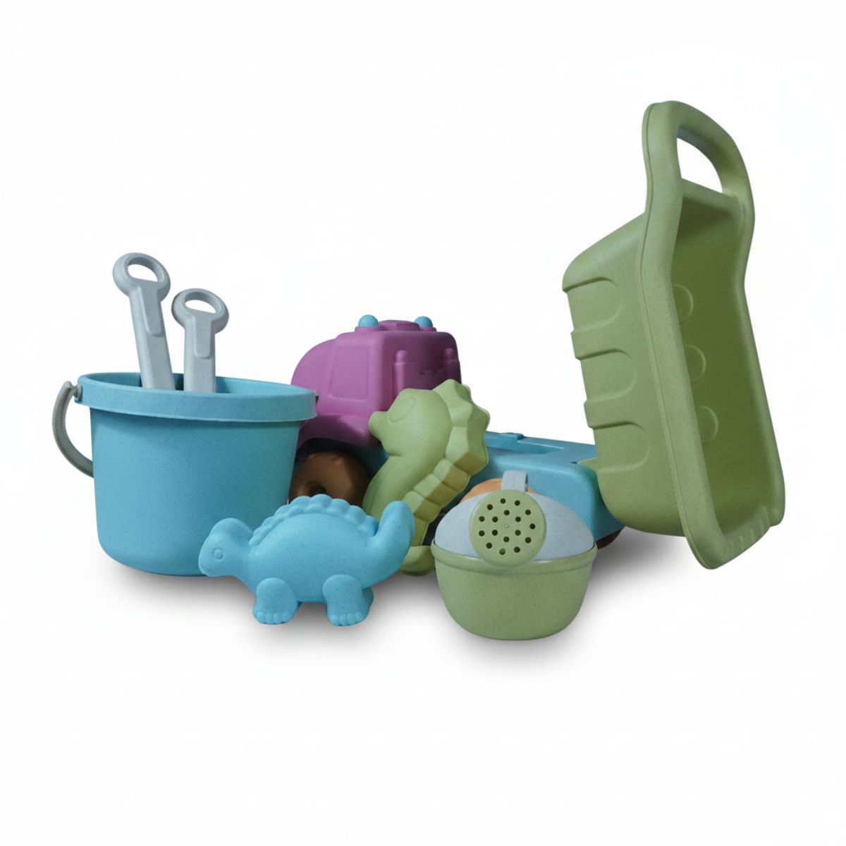 Beach Toy Set with Dump Truck and Sand Molds - Image 3