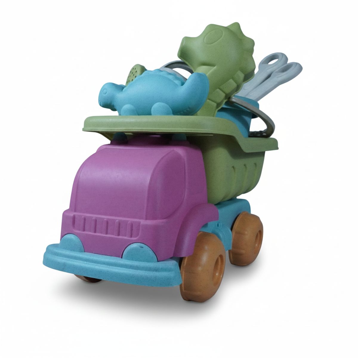 Beach Toy Set with Dump Truck and Sand Molds - Image 4