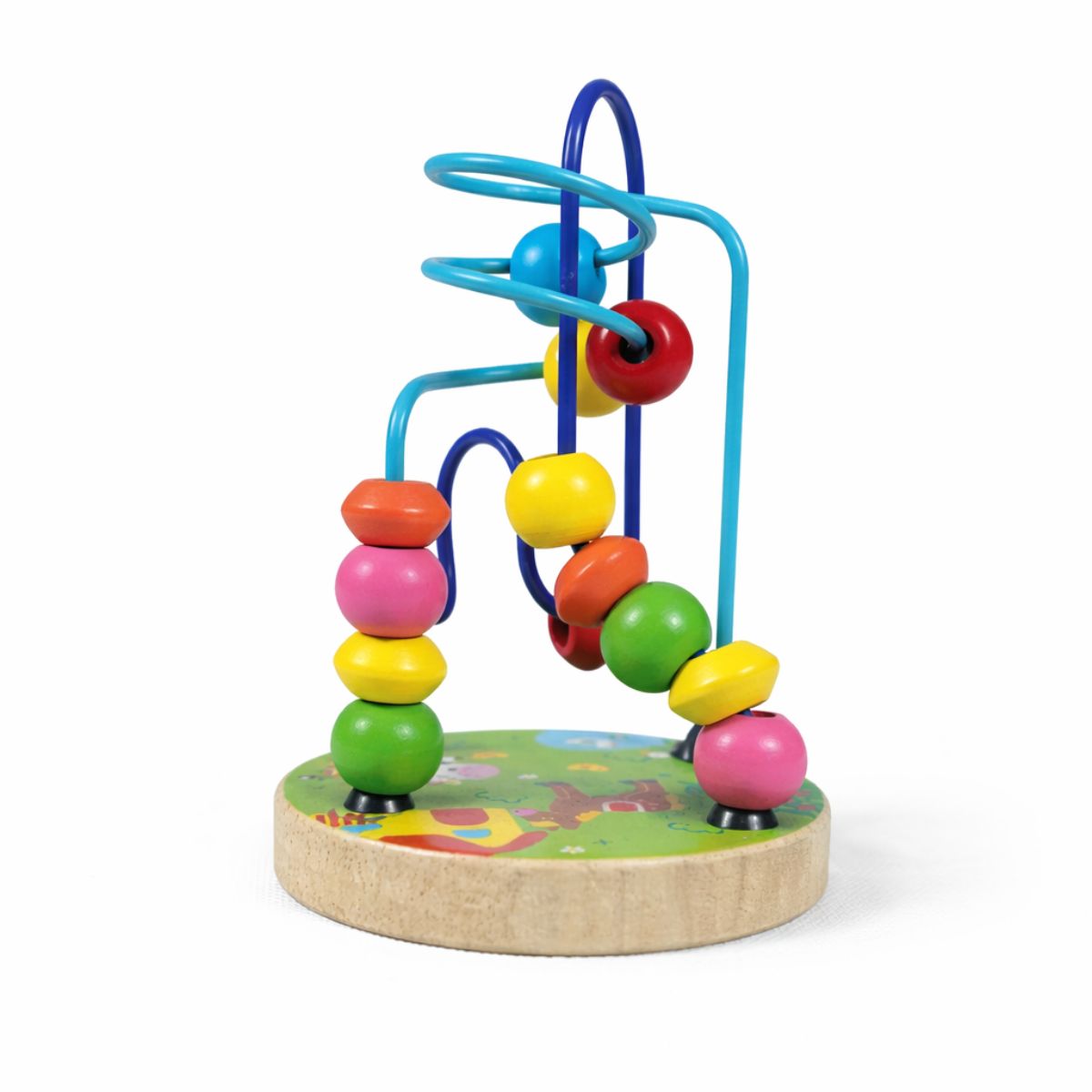 Wooden Bead Maze Educational Toy for Toddlers - Image 2
