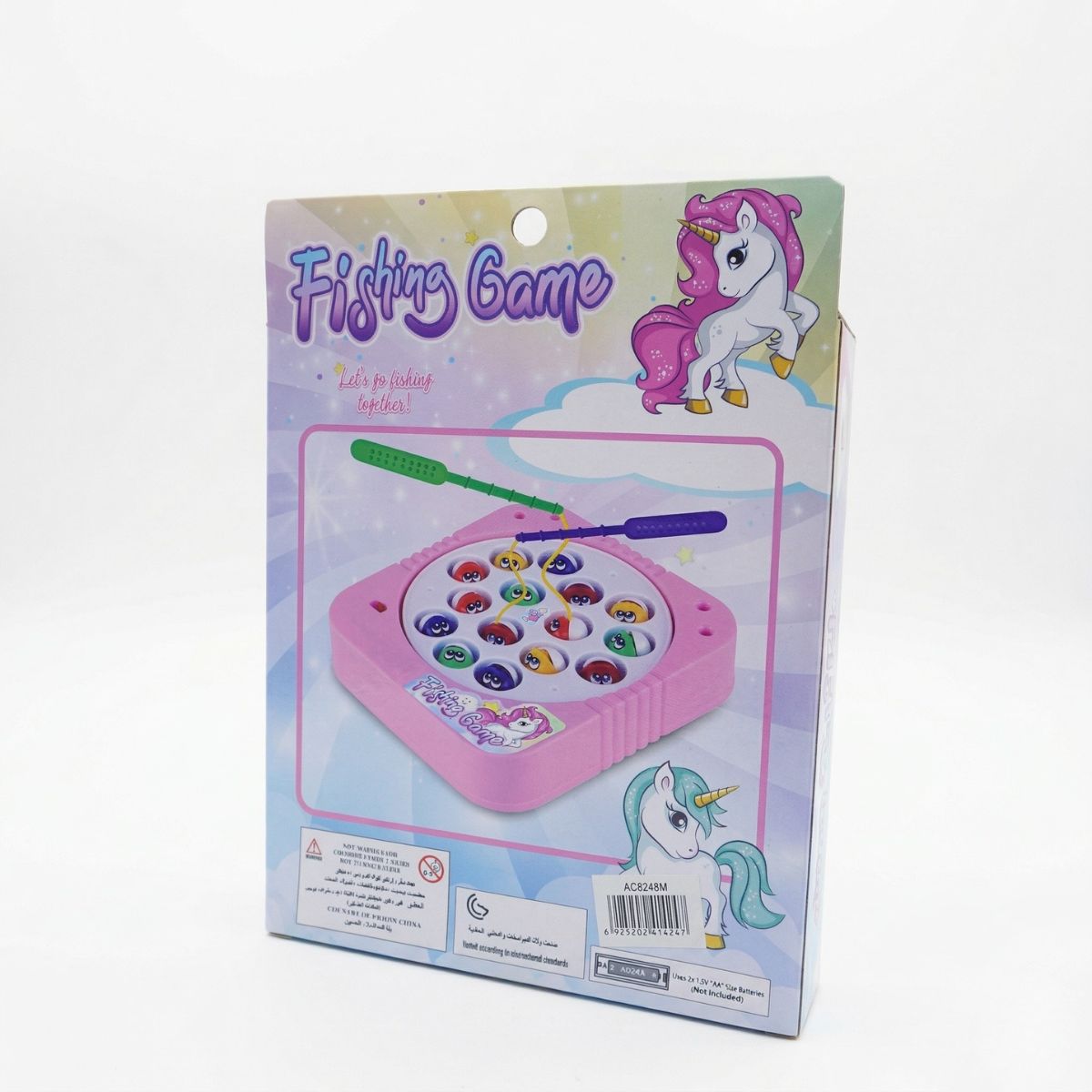 Unicorn Musical Rotating Fishing Game Toy for Kids - Image 3